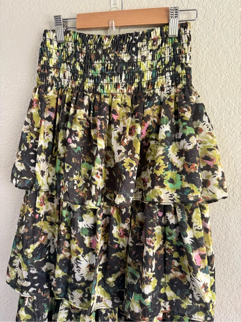 Industry Tiered Floral Maxi Skirt - Multi